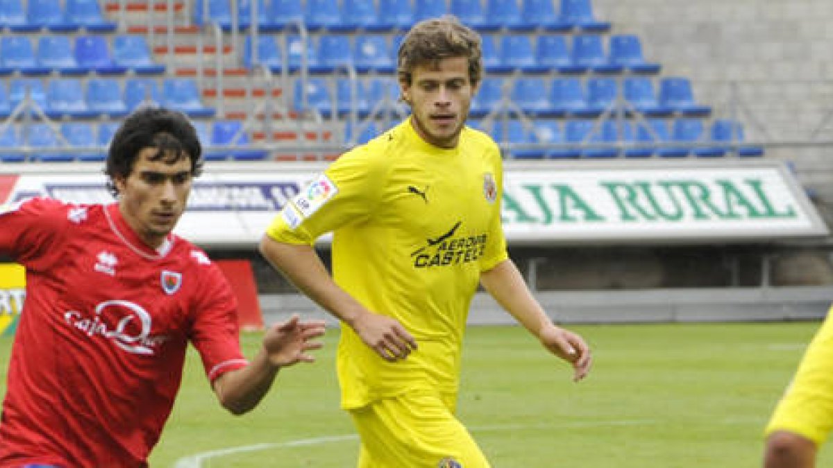 Modrego con el Villareal./ ÚRSULA SIERRA-