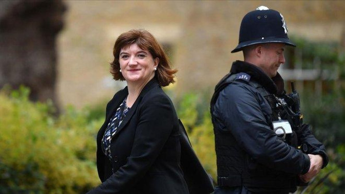 La ministra británica de Cultura, Nicky Morgan.-AFP
