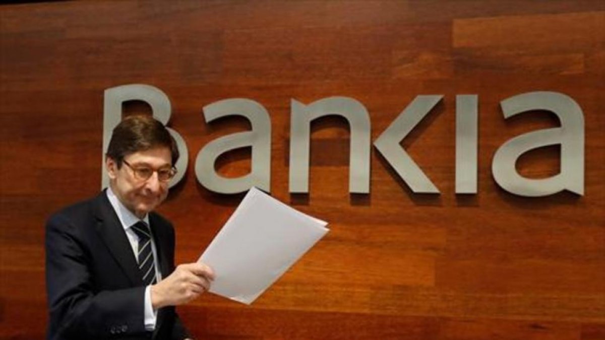 El presidente de Bankia, José Ignacio Goirigolzarri, el pasado mes de febrero, en Madrid. /-EFE / JUAN CARLOS HIDALGO