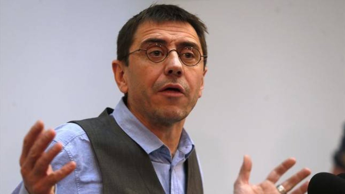 El hasta ahora número tres de Podemos, Juan Carlos Monedero.-Foto: DAVID CASTRO