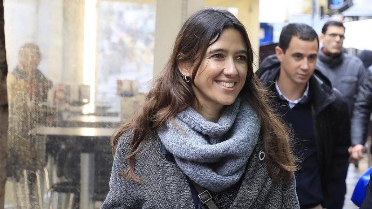 La alcaldesa de Santa Coloma de Gramenet, Núria Parlon, el pasado mes de diciembre.-FERRAN NADEU