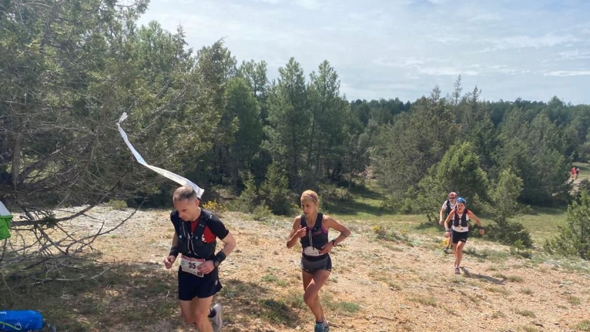 Corredores en una edición de la Arganza Trail. HDS