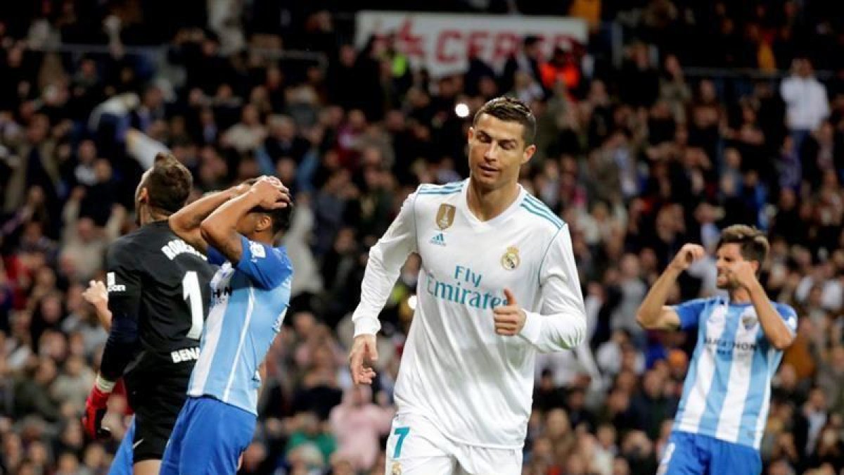 Cristiano tras marcar el tercer gol.-EFE