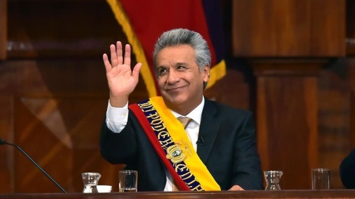El presidente de Ecuador, Lenin Moreno.-AFP