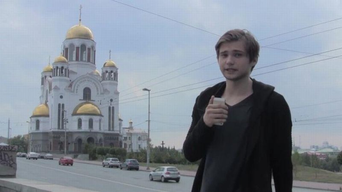 El joven bloguero Ruslán Sokolovsky.-