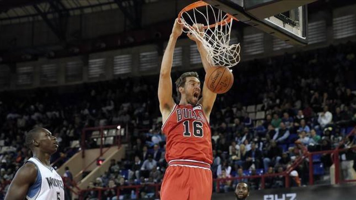 Pau Gasol machaca en Johannesburgo.-Foto: AFP / GIANLUIGI GUERCIA