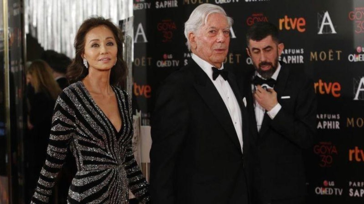 Isabel Preysler y Mario Vargas Llosa, el pasado febrero.-JUAN MANUEL PRATS