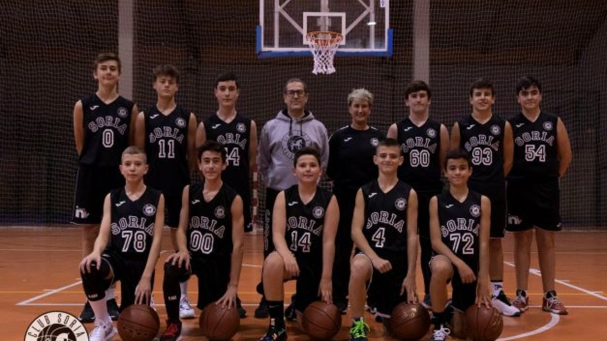 El Infantil A del Club Soria Baloncesto marcha segundo en la clasificación. HDS