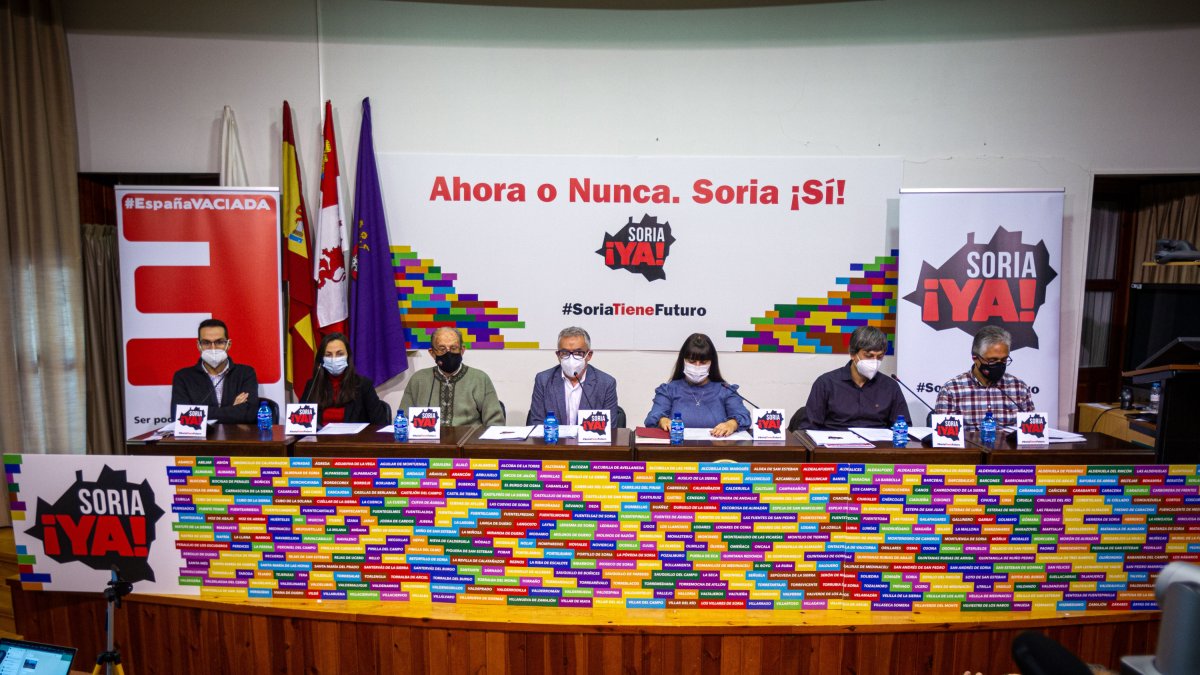 Presentación de la opción electoral de Soria Ya. MARIO TEJEDOR