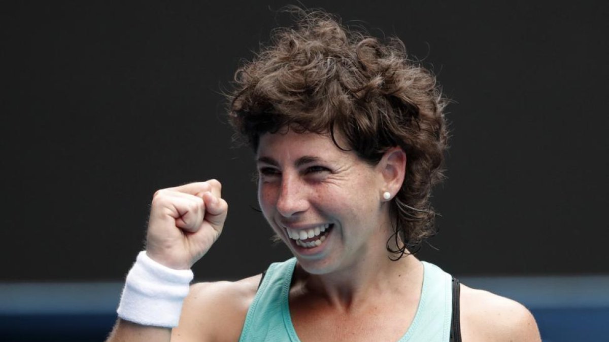 La tenista grancanaria Carla Suárez.-AP / VINCENT THIAN