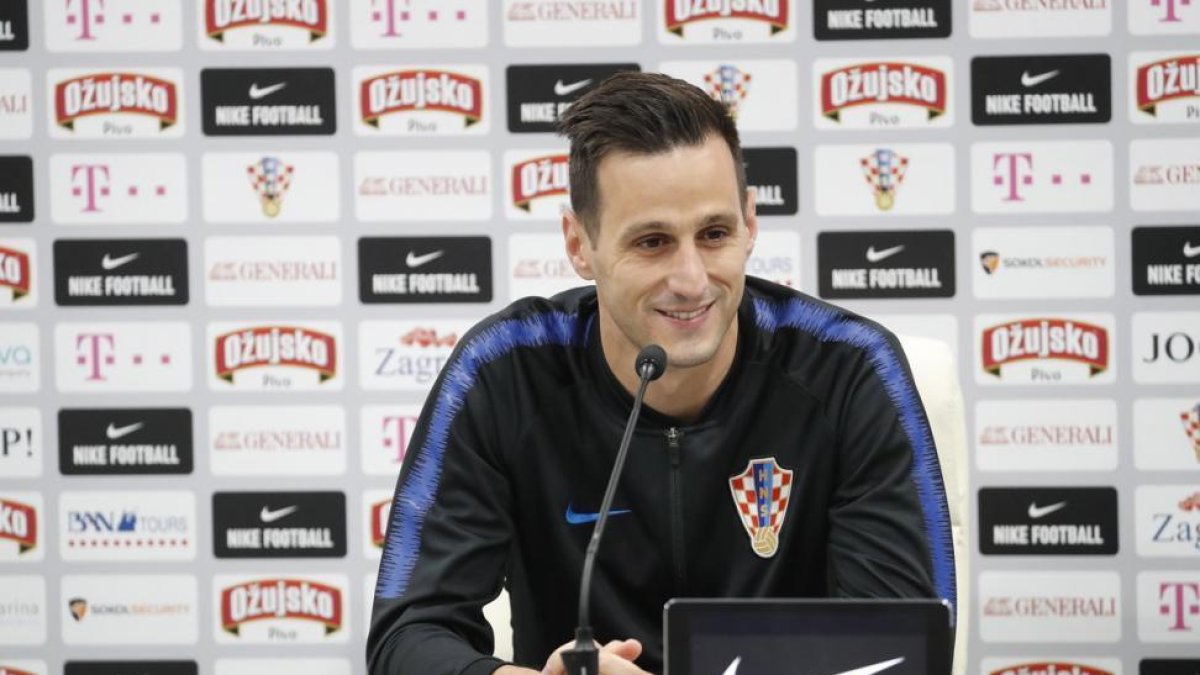Nikola Kalinic, en rueda de prensa.-EFE