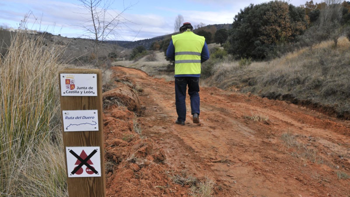 Obras previas de la depuradora.-V.G.