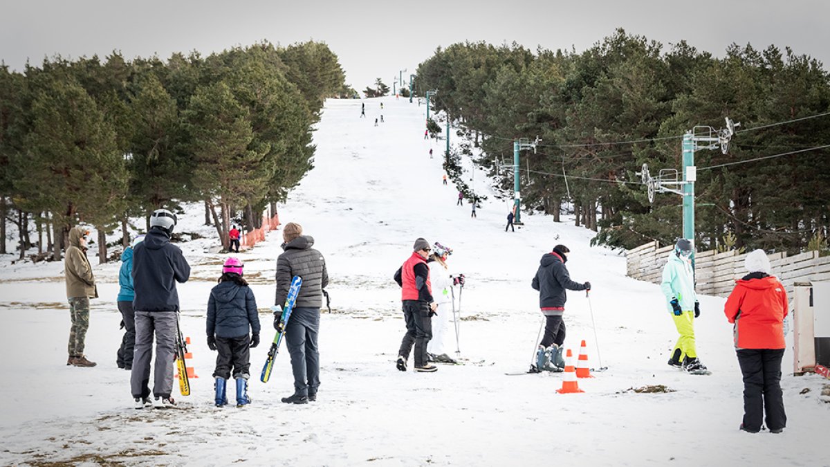 El Punto de Nieve de Santa Inés de Soria esta temporada - GONZALO MONTESEGURO