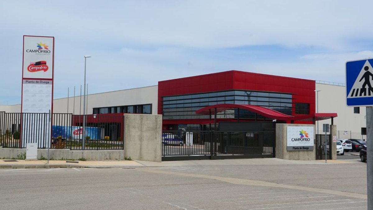 Instalaciones de Campofrío en Ólvega en una imagen de archivo. HDS