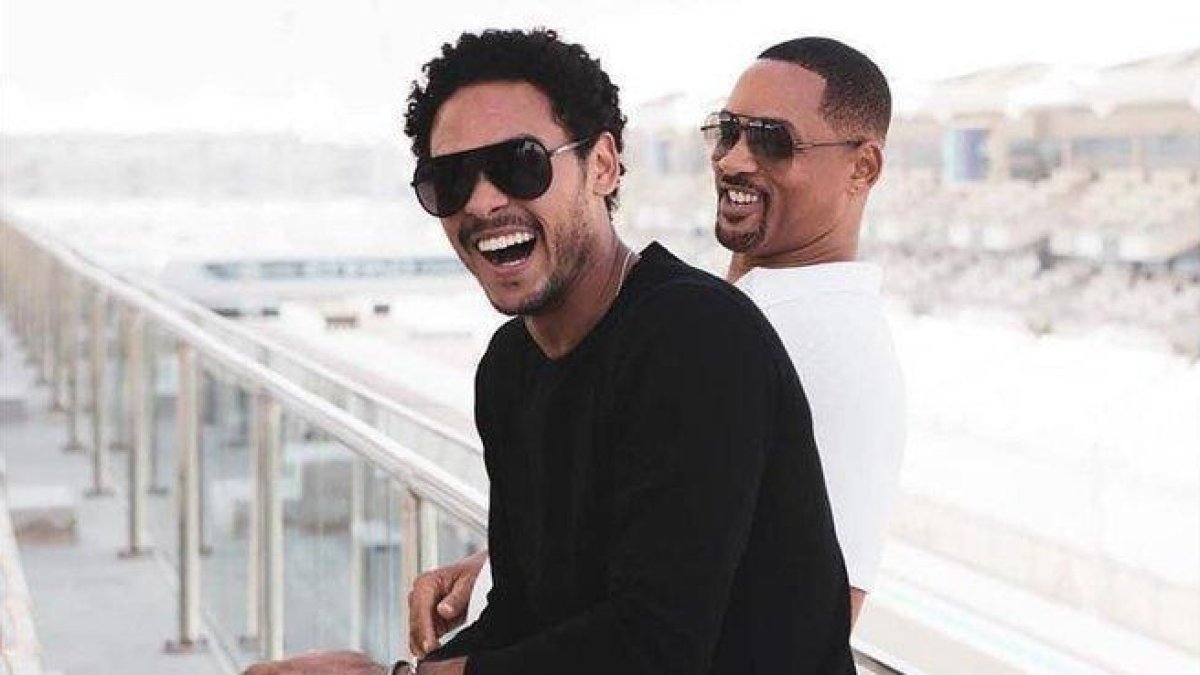 Will Smith y su hijo mayor, Trey.-INSTAGRAM