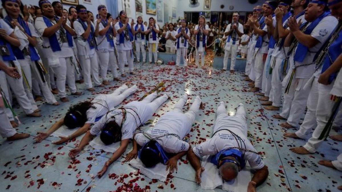 Ritual umbandista.-EFE