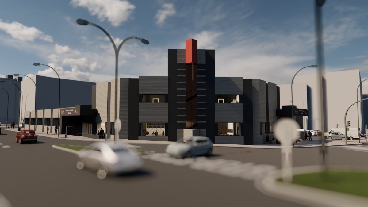 Recreación de la futura estación. HDS