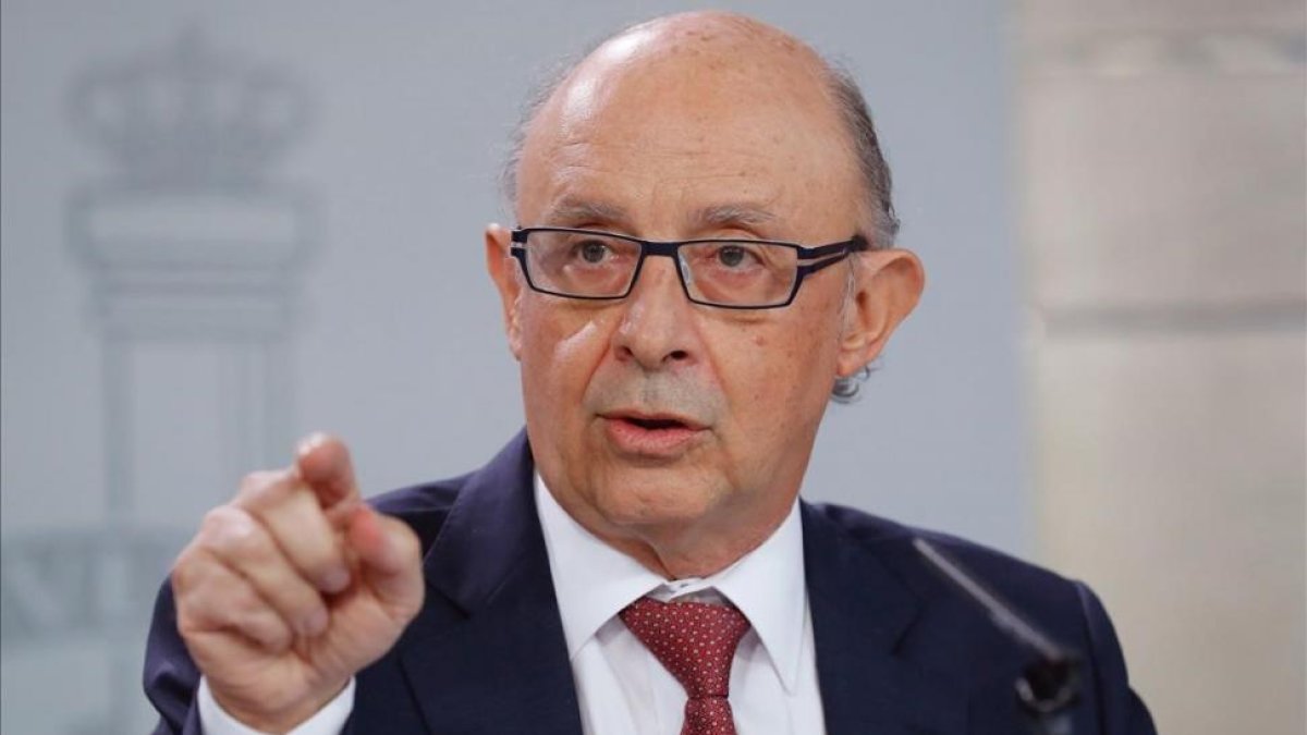 Cristóbal Montoro, ministro de Hacienda-ANGEL DIAZ