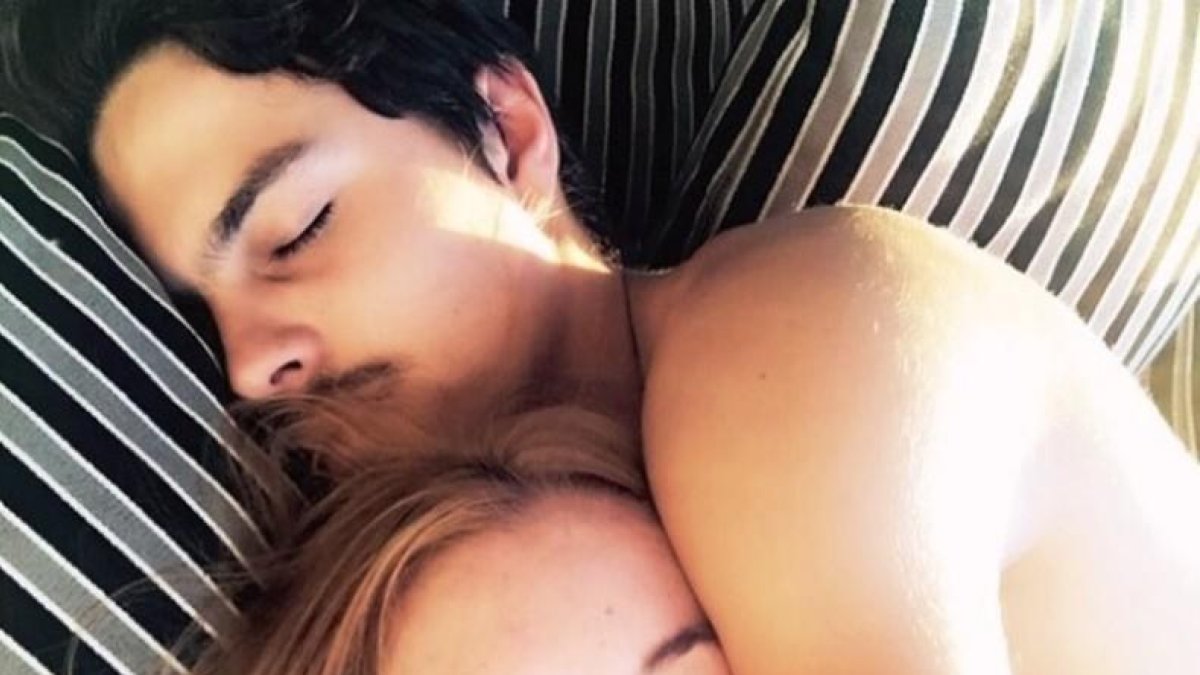Lindsay Lohan y el millonario ruso Egor Tarabasov, en una foto de Instagram.-INSTAGRAM