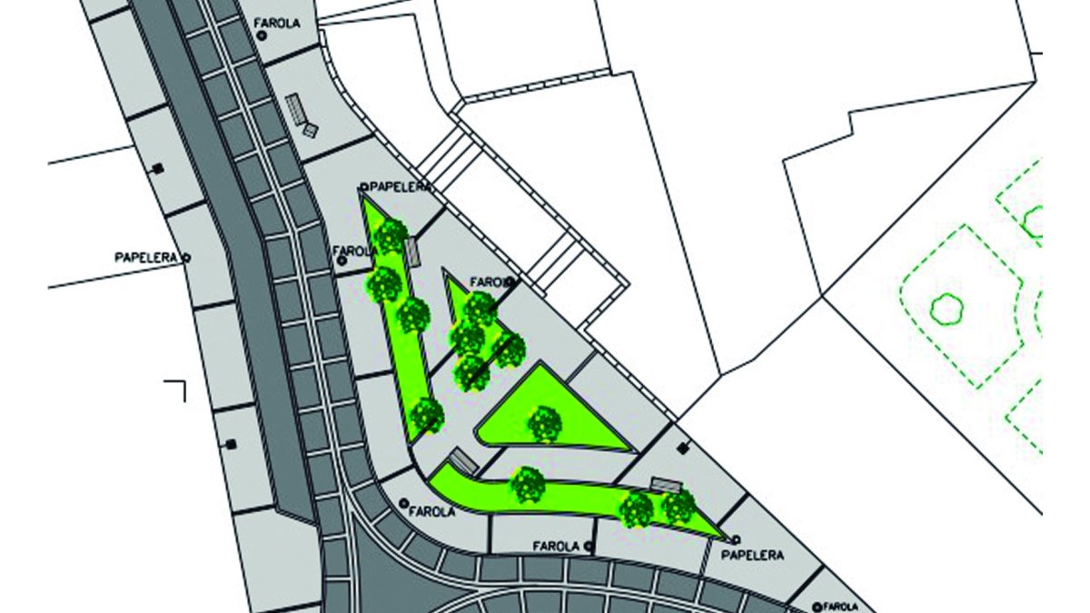Plano facilitado hace unas semanas por el Ayuntamiento sobre el nuevo aspecto de la zona.-HDS