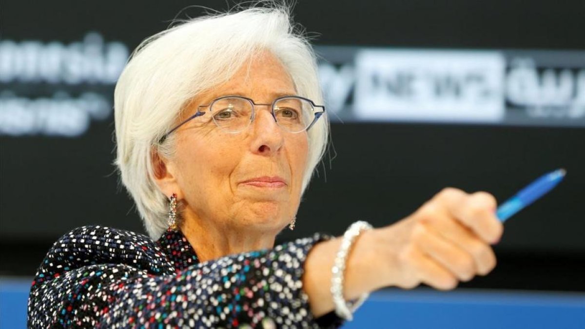 Christine lagarde, directora del Fondo Monetario Internacional.-/ YURI GRIPAS