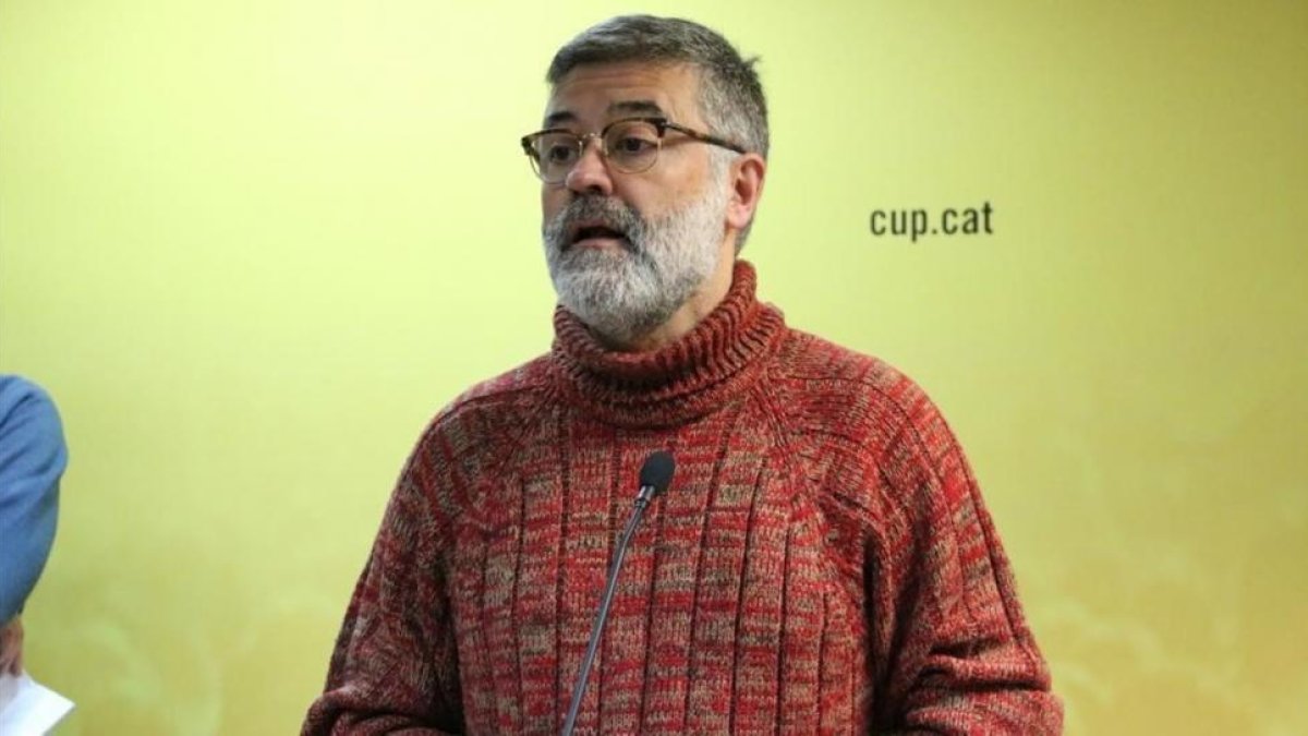 Carles Riera, diputado de la CUP.-ACN / MARIA BELMEZ