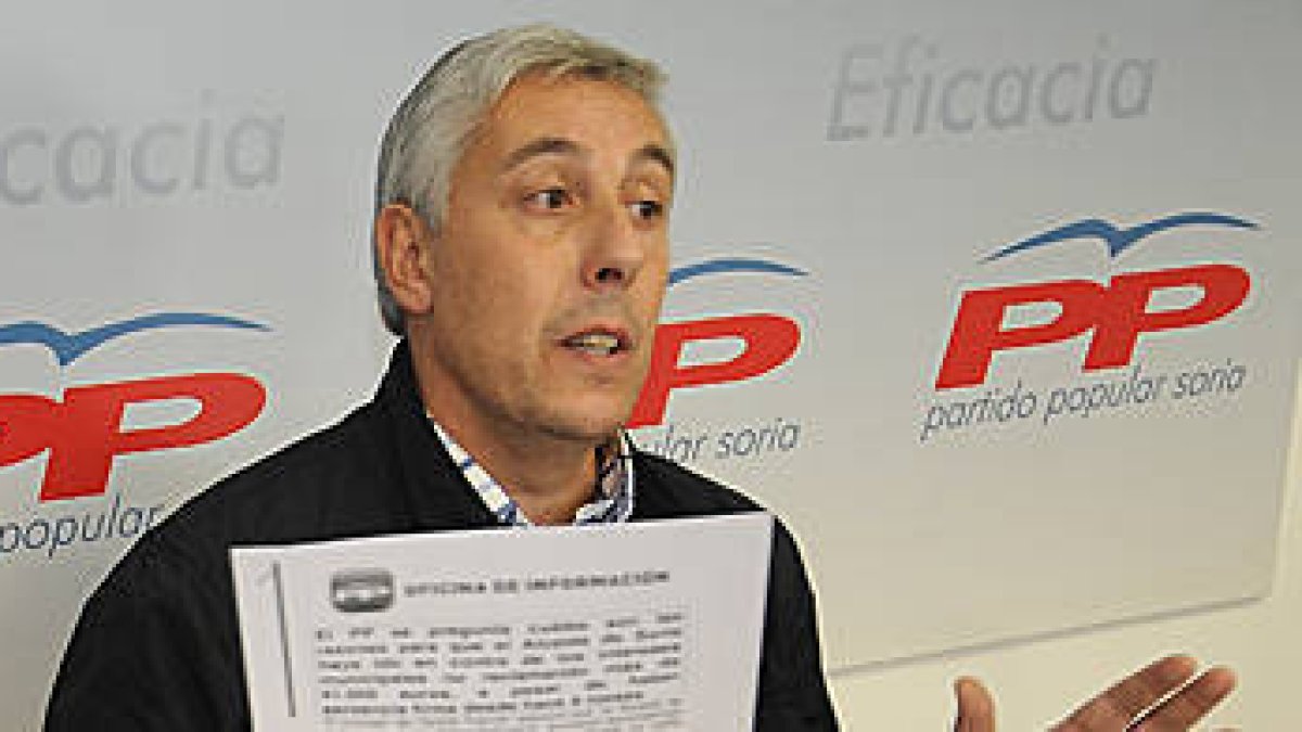 El concejal del PP, Alberto Rodríguez. / Ú.S.-