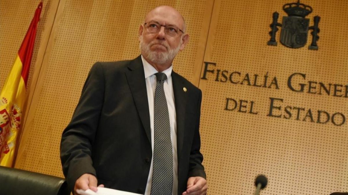 El fiscal general del Estado, José Manuel Maza-FERNANDO VILLAR/EFE