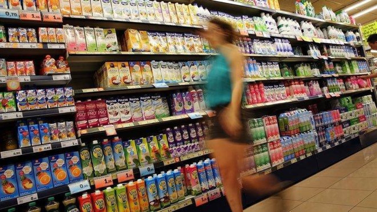 Un supermercado de Barcelona.-RICARD CUGAT