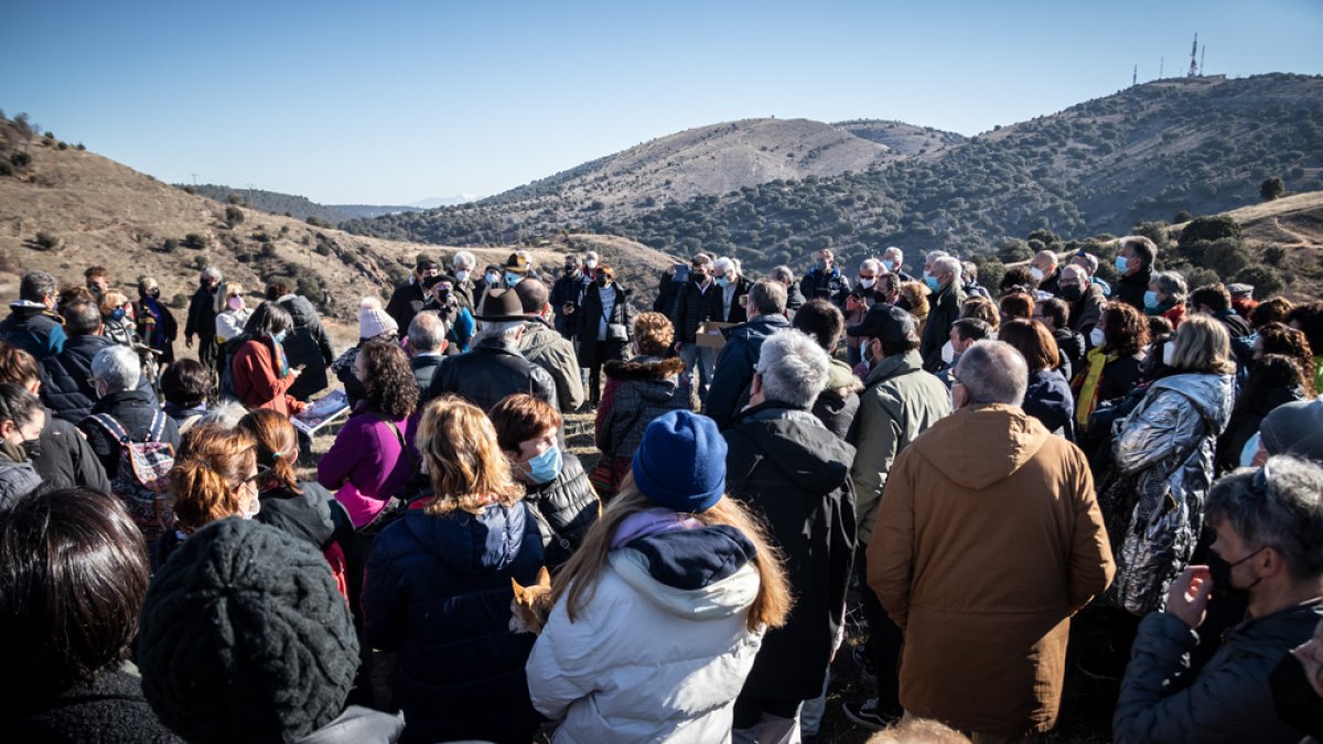 Paseo informativo sobre el proyecto urbanístico en el Cerro de los Moros. GONZALO MONTESEGURO