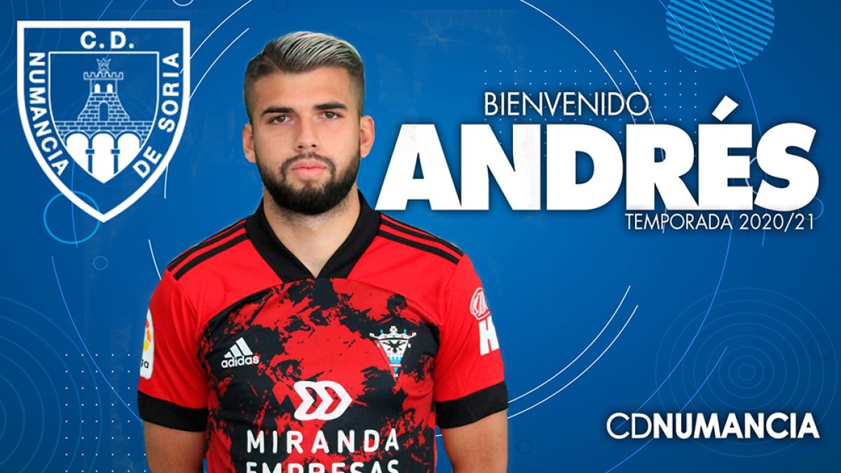 Andrés García Mohedano, nuevo fichaje del Numancia. CD Numancia