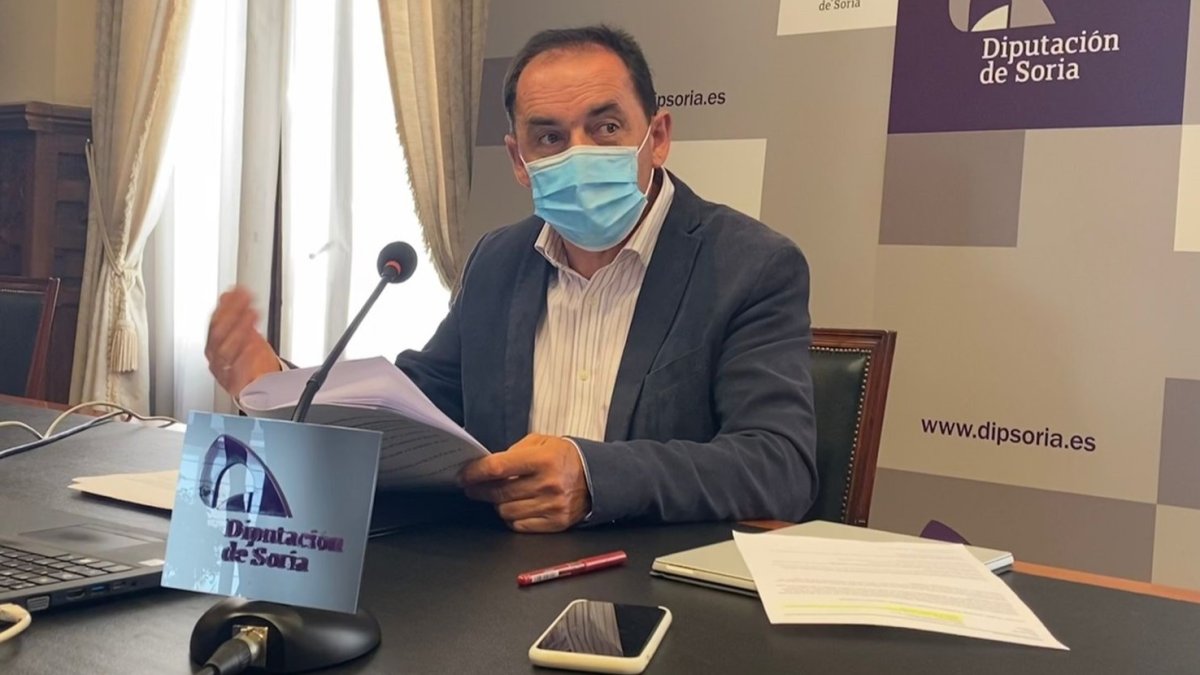 Benito Serrano, esta mañana en rueda de prensa.-HDS