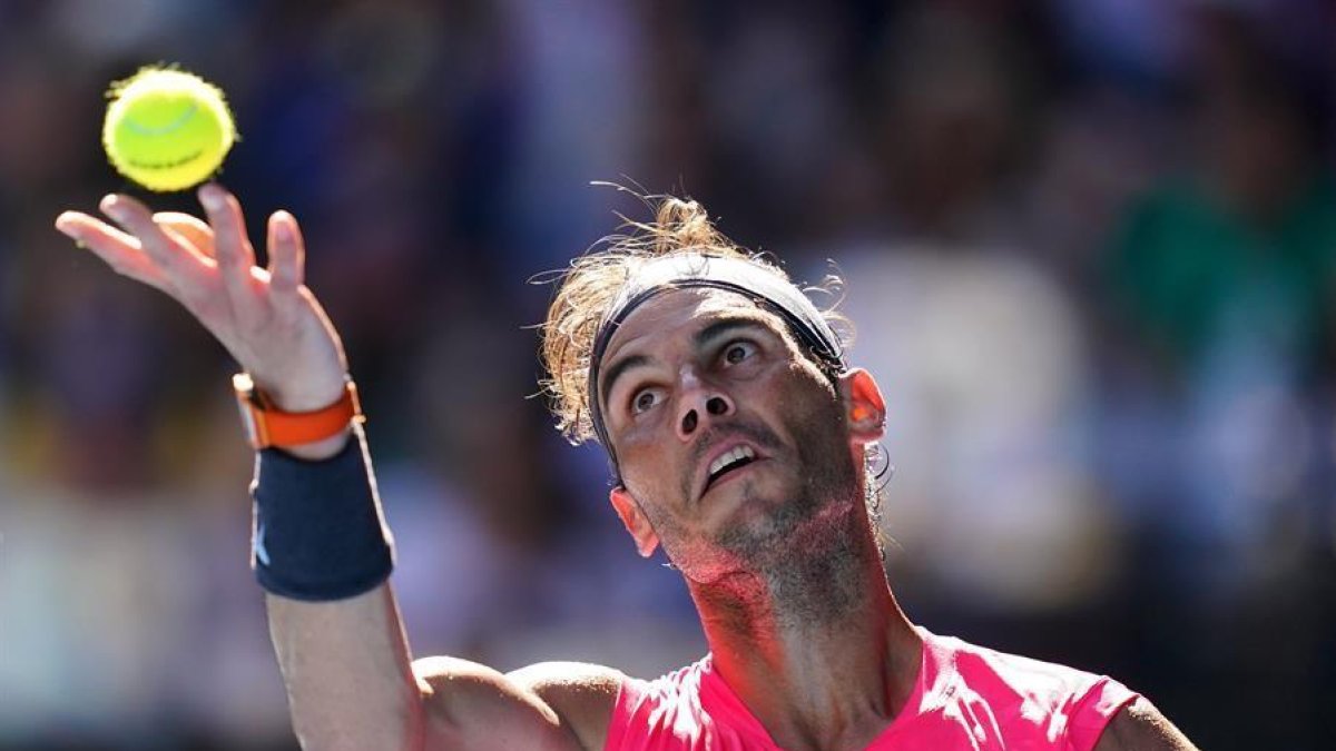 Rafa Nadal, este sábado.-EFE / EPA / SCOTT BARBOUR