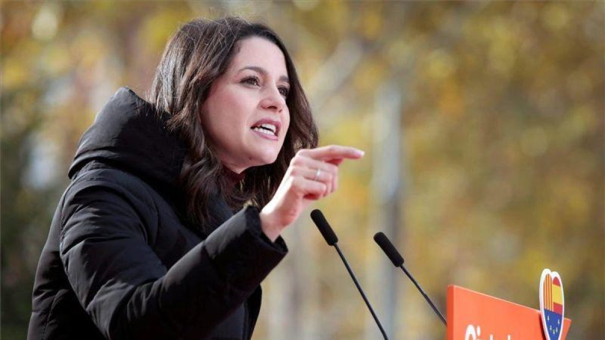 Inés Arrimadas, candidata de Ciudadanos a la Generalitat.-EFE