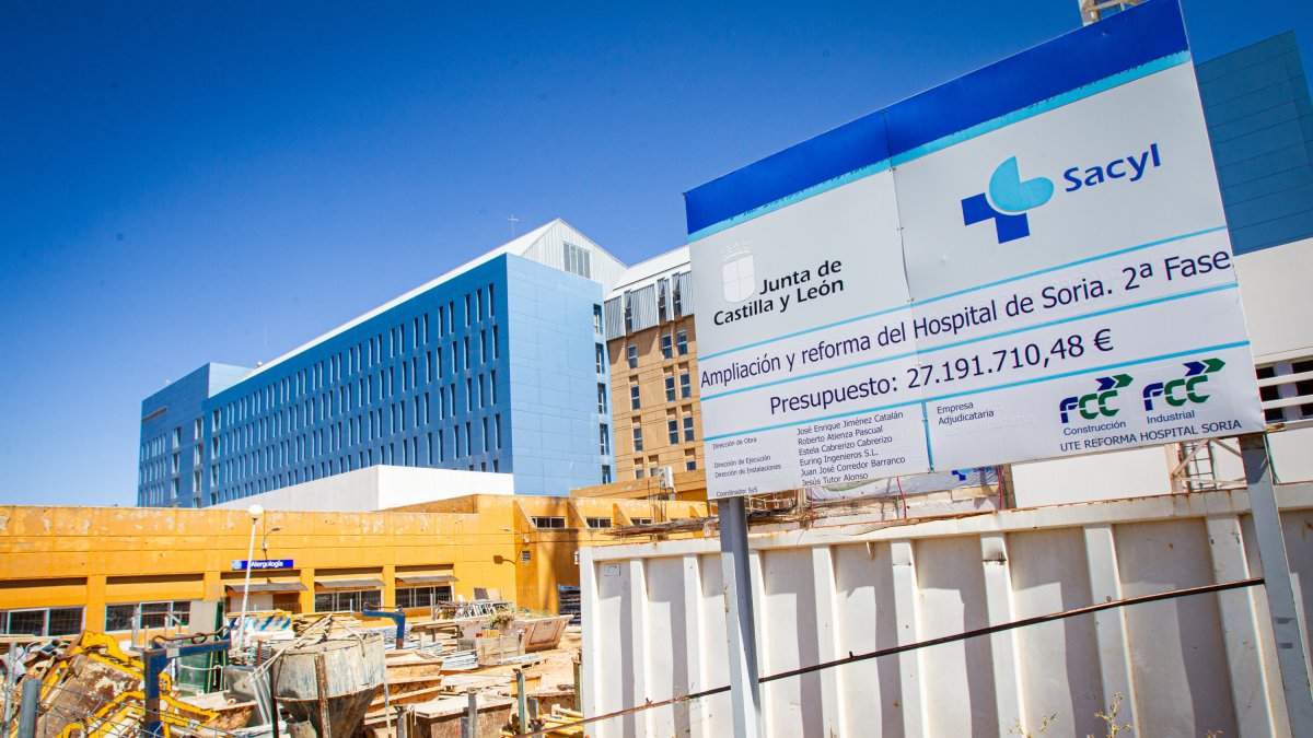 El proyecto de reforma en el Hospital Santa Bárbara eliminó las dependencias de lavandería. MARIO TEJEDOR