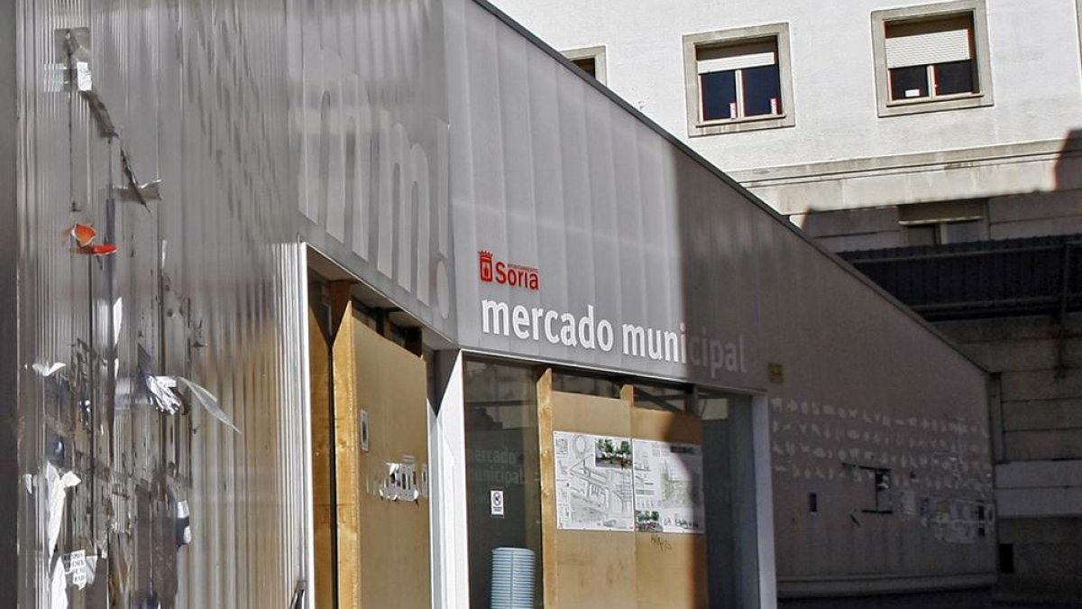 Antiguo mercado provisional de la plaza de las Concepciones.-Mario Tejedor