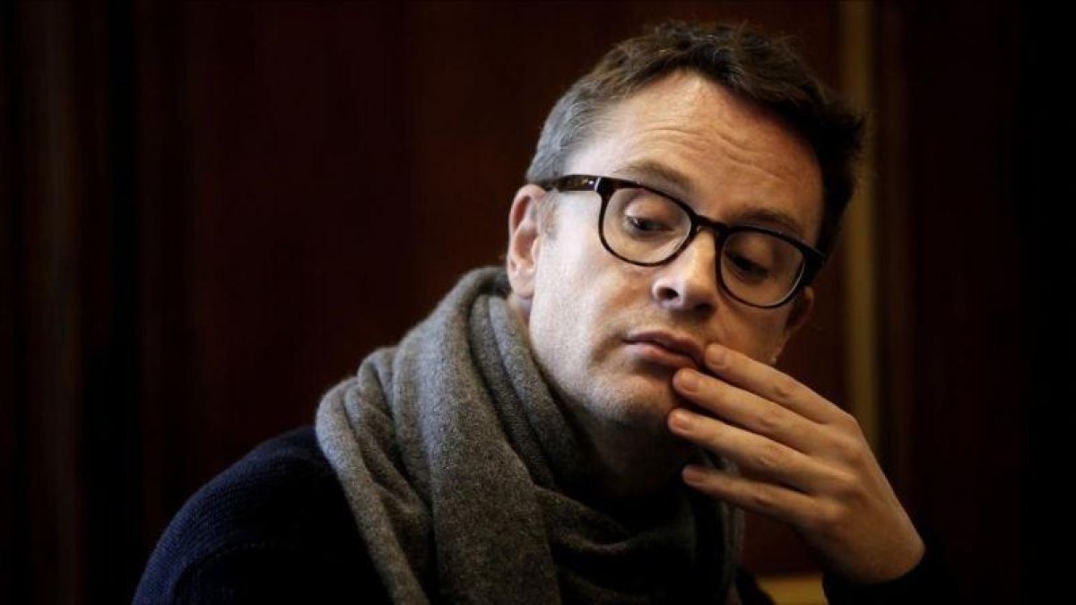 El cineasta danés Nicolas Winding Refen, durante su visita a Madrid para promocionar 'The neon demon'.-JOSé LUIS ROCA