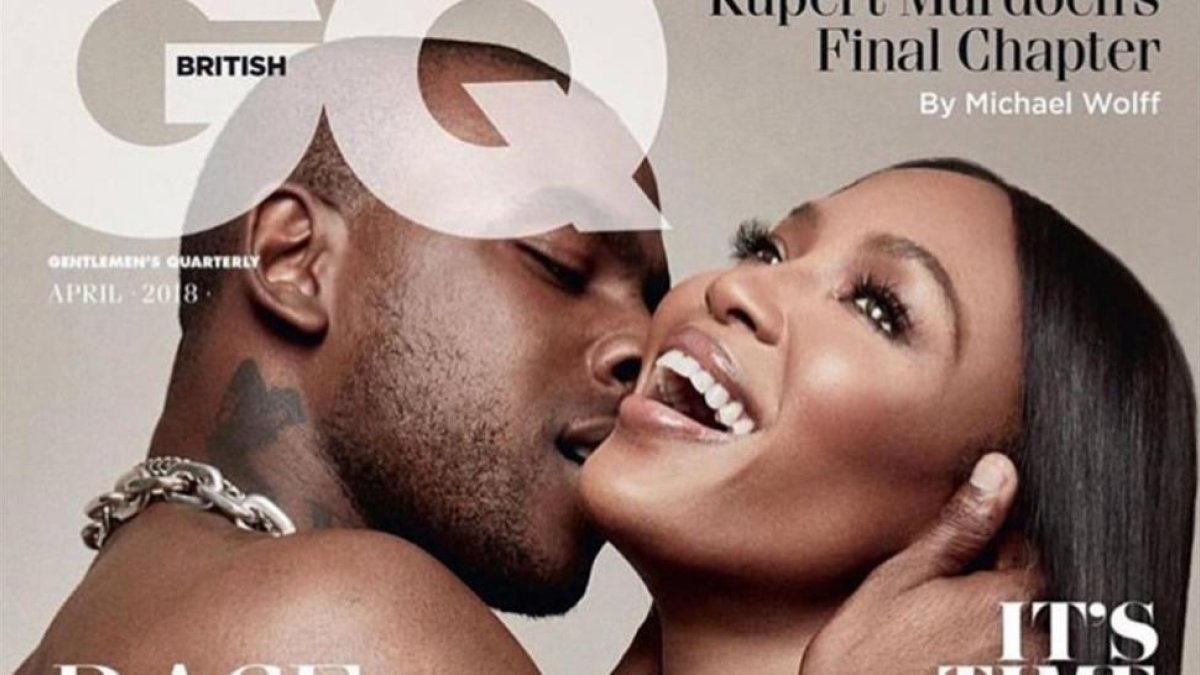 Naomi Campbell y Skepta, en la portada de GQ.-/ PERIODICO