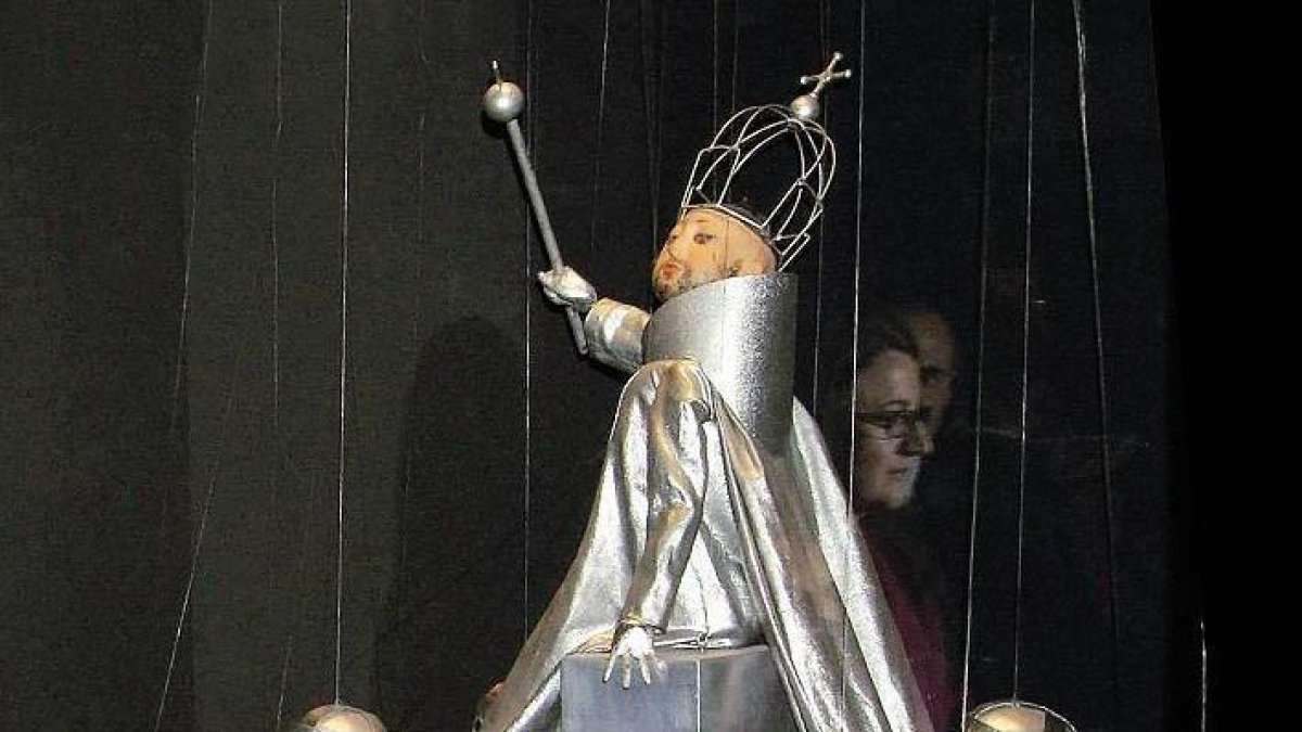 Una de las marionetas que se exhiben en el Museo del Títere, en Segovia-F+