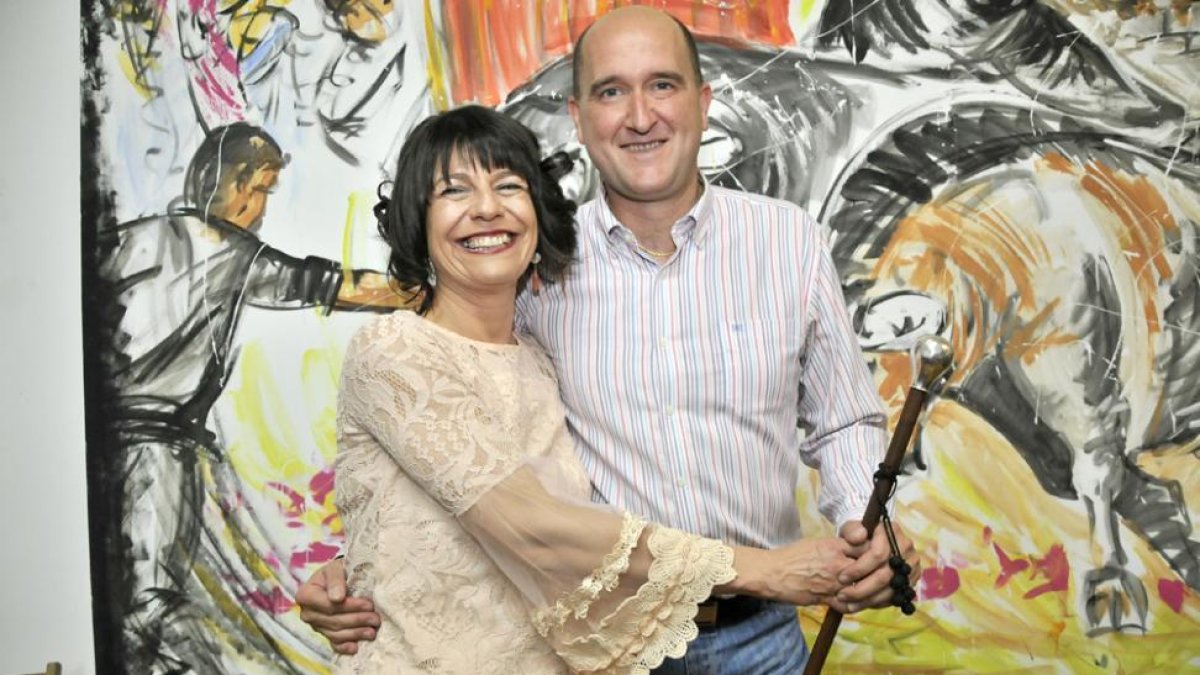 Silvia y Marcos, los jurados de El Rosel y San Blas.-MARÍA FERRER