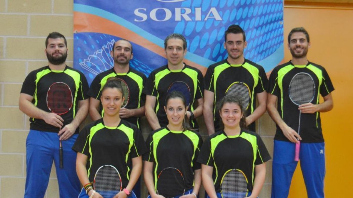 Jugadores sorianos que compiten en la Liga de Aragón.-