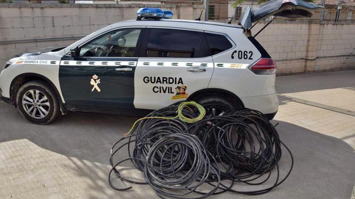 Imagen de los cables robados-HDS