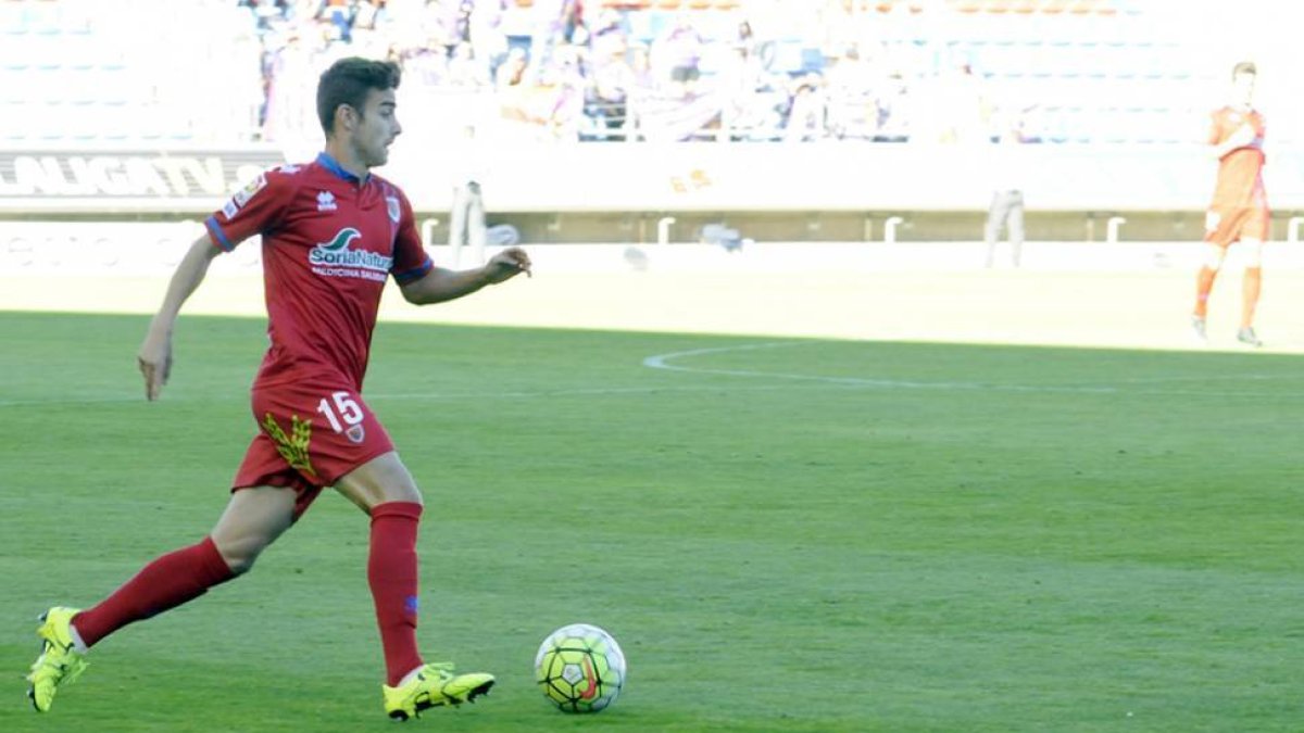 David Concha podría volver al once inicial del Numancia tras sus buenos minutos ante el Valladolid.-Diego Mayor