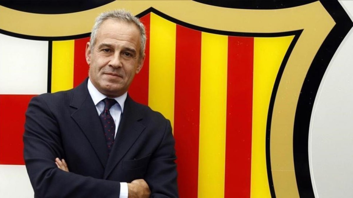 Julio Alberto, en una visita al Camp Nou en 2008-JAVI FERRANDIZ