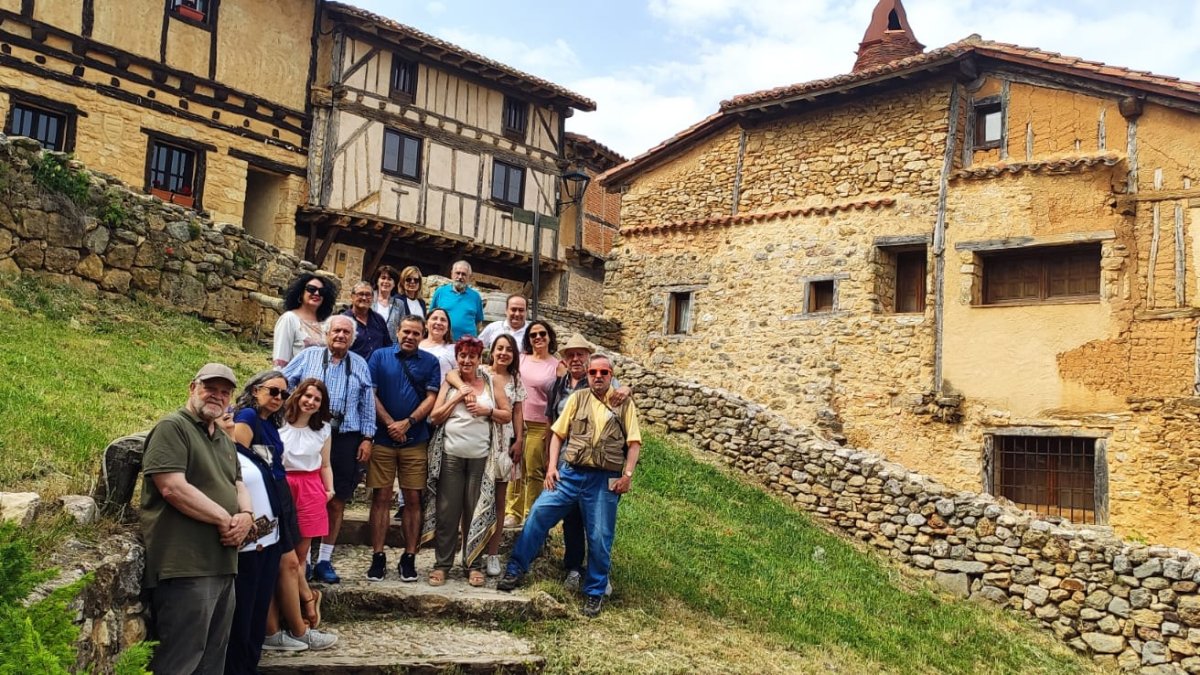Periodistas especializados de visita en Calatañazor. HDS