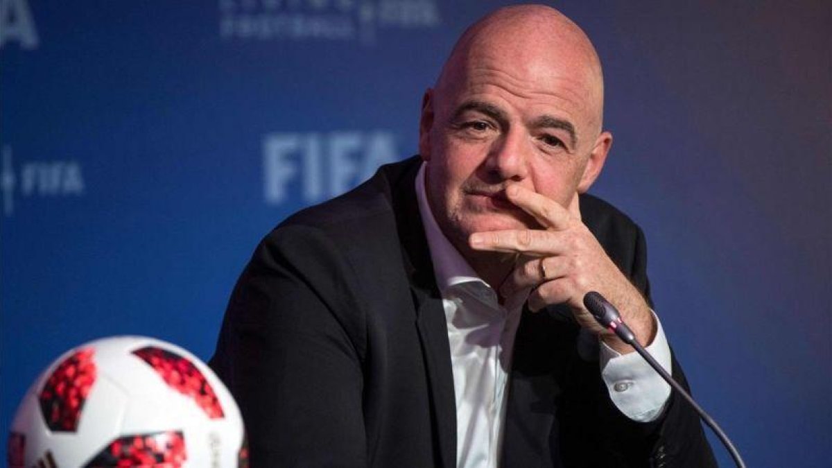 Infantino, en una imagen reciente.-EL PERIÓDICO