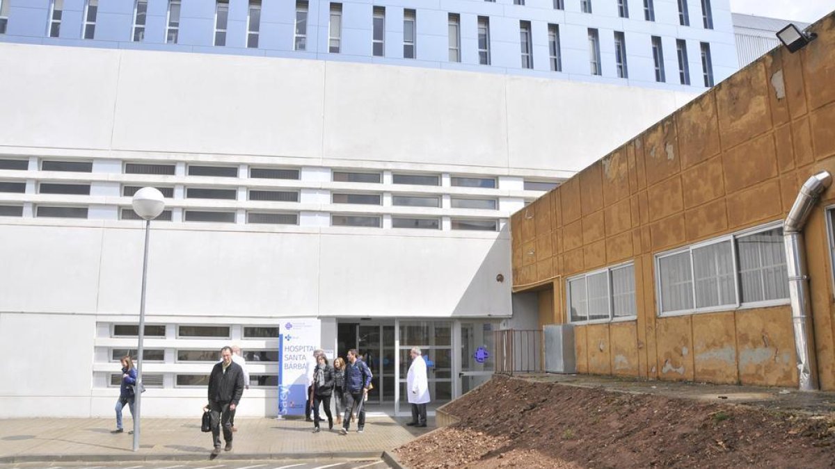 Nueva entrada al Hospital Santa Bárbara-Valentín Guisande