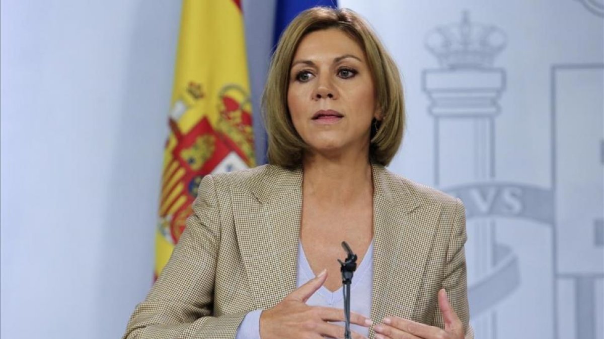 La ministra de Defensa, Maria Dolores de Cospedal-JOSE MANUEL PRATS