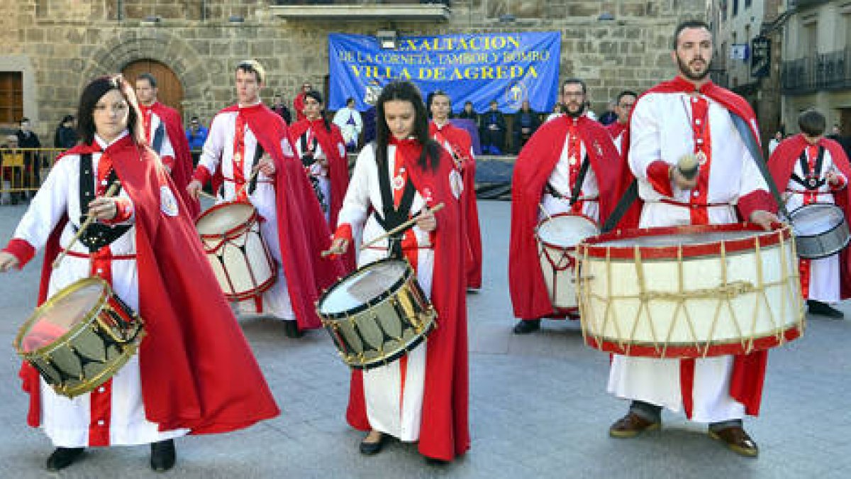 Celebración de la exaltación, ayer. A. M.-
