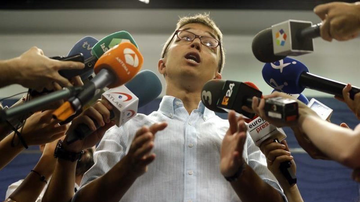 El secretario de Política de Podemos, Iñigo Errejón.-EFE/Juan Carlos Hidalgo